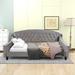 Modern Luxury Tufted Button Daybed, Built-in Solid Slat Support, Full