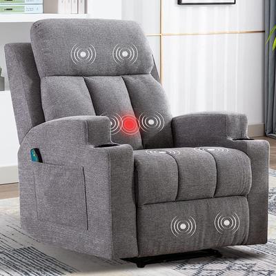 Ebello Massage Recliner Chair with Heat and Vibration Manual Sofa