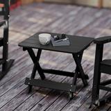 Commercial Grade All-Weather Portable Folding Adirondack Side Table