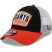 Youth New Era Black San Francisco Giants Patch Trucker 9FORTY Snapback Hat