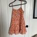 Urban Outfitters Dresses | Floral Sun Dress | Color: Orange/Pink | Size: M