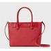 Kate Spade Bags | New Kate Spade Melanie Textured Pvc And Leather Satchel Candied Red | Color: Gold/Red | Size: Os