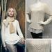 Anthropologie Sweaters | Anthropologie Moth Cabled Ella Sweater Top L $118 | Color: Cream | Size: L