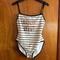 Kate Spade Swim | Kate Spade “Bathing Beauty” Bathing Suit Size Medium | Color: Black/Cream | Size: M