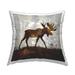 Stupell Industries Rustic Moose Woodland Animal Printed Throw Pillow Design By Carl Colburn Polyester/Polyfill blend | 18 H x 18 W x 7 D in | Wayfair