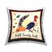 Stupell Industries Faith Family Fall Autumn Turkey Printed Throw Pillow Design By ND Art Polyester/Polyfill blend | 18 H x 18 W x 7 D in | Wayfair