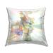 Stupell Industries Soft Pastel Flowing Abstract Printed Throw Pillow Design By Michael Tienhaara /Polyfill blend | 18 H x 18 W x 7 D in | Wayfair