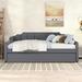 Hokku Designs Farina Full Daybed w/ Trundle Upholstered in Brown/Gray | 32.71 H x 80.71 W x 56.09 D in | Wayfair 2EFD0FE66FB1434498E2C767C7B45F38