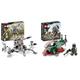 LEGO 75345 Star Wars 501st Clone Troopers Battle Pack Set mit Fahrzeugen und 4 Figuren & 75344 Star Wars Boba Fetts Starship – Microfighter Set, Modell aus Der Mandalorianer