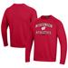 Men's Under Armour Red Wisconsin Badgers Athletics All Day Fleece Pullover Sweatshirt