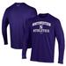 Men's Under Armour Purple Northwestern Wildcats Athletics Performance Long Sleeve T-Shirt