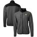 Men's Cutter & Buck Gray Oakland Athletics Cascade Eco Sherpa Full-Zip Fleece Jacket