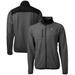 Men's Cutter & Buck Gray Pittsburgh Pirates Cascade Eco Sherpa Full-Zip Fleece Jacket