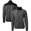 Men's Cutter & Buck Gray San Francisco Giants Cascade Eco Sherpa Full-Zip Fleece Jacket