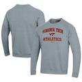 Men's Under Armour Gray Virginia Tech Hokies Athletics All Day Fleece Pullover Sweatshirt