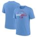 Men's Nike Light Blue St. Louis Cardinals Rewind Review Slash Tri-Blend T-Shirt