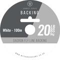 Wychwood Dacron Fly Line Backing - 20LB White 100m