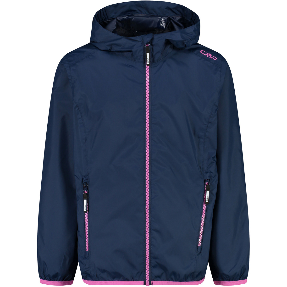 CMP Kinder Hoodie Rain Jacke (Größe 116, blau)