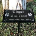 Memorial Stones Stand Personalized Memorial Plaque Stake Holders for Loved One Pet Memorial Stones