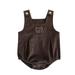 adviicd Baby Clothes Unisex Baby Bodysuit Unisex Baby Boys Girls Onesie Romper Bodysuits Jumpsuit Outfit Coffee 0-6 Months