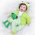 21.65inch/55CM Soft Body Reborn Baby Doll Lifelike Reborn Baby Dolls Realistic Newborn Baby Dolls Soft Body for Toddler Babies Toy Gift Set for Kids