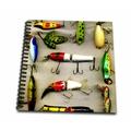 Old Lures Fishing Memory Book 12 x 12 inch db-987-2