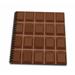 3dRose Funny Dark Chocolate Bar Squares Design for chocoholics sweet tooths and chocolate lovers - Mini Notepad 4 by 4-inch