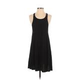 American Eagle Outfitters Casual Dress - A-Line Scoop Neck Sleeveless: Black Print Dresses - Women's Size Small