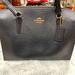 Coach Bags | Coach Pebbled Black Handbag Excellent Condition | Color: Black | Size: See Description