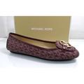 Michael Kors Shoes | Michael Kors Lillie Moccasin Flat Shoes Mk Signature Merlot Burgundy | Color: Red | Size: Various