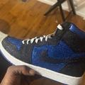 Nike Shoes | Jordan 1 Custom | Color: Black/Blue | Size: 10