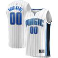 Men's Fanatics Branded White Orlando Magic Fast Break Custom Replica Jersey - Association Edition