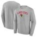 Men's Fanatics Branded Gray Illinois State Redbirds Campus Sweatshirt