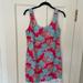 Lilly Pulitzer Dresses | Lilly Pulitzer Coraline Thompson Dress Shells Coral Lace Fringe Women’s Size 8 | Color: Blue/Pink | Size: 8