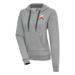 Women's Antigua Heather Gray Chicago American Giants Victory Pullover Hoodie
