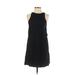 American Eagle Outfitters Casual Dress - A-Line Crew Neck Sleeveless: Black Print Dresses - Women's Size X-Small