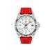 Hawaiian Lifeguard Association Dive Watches White Dial Red Strap Steel One Size HLA 5411