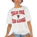 Women's Gameday Couture White Texas Tech Red Raiders Crushing Victory Subtle Leopard Print T-Shirt