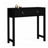 Console asiatique 1 tiroir yang bois noir