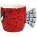 Spider Man Face Red Coffee Hot Chocolate Mug Officially Licensed