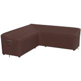 Heavy Duty Patio Sectional Sofa Cover Outdoor Furniture Cover Waterproof