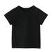 Sentuca Cotton Basic T Shirts for Toddler Baby Boys Girl Soft Solid Color Short Sleeve Loose Fitted Tee Tops