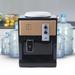 5L Black Top Loading Hot & Cool Water Dispenser Easy Loading Water Cooler 110V for Home Office