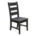 Sunny Designs Ladderback Chair w/Turnbukle Stretchers Wood Seat