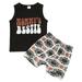 Rovga Boys 2 Piece Outfit Summer Sleeveless Prints Tops Shorts Two Piece Outfits Set For Kids Clothes Boy Outfits