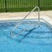 TCFUNDY Pool Handrail 54 x36 Swimming Pool Stair Rail 304 Stainless Steel Inground Railing w/ Grip Cover