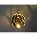 [Pack Of 2] LED Lighted Amber Japanese Glass Ball Fishing Float with White Netting Decoration 3