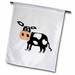 Funny Black and White Cow Primitive Art 18 x 27 inch Garden Flag fl-196106-2