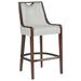 Fairfield Chair Anthony 30" Bar Stool Wood/Upholstered in Gray | 43.5 H x 21.5 W x 22 D in | Wayfair 8741-07_8794 17_Hazelnut