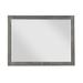 Altair Ivy 24" Rectangular Bathroom Wood Framed Wall Mirror In Gray Wood in White | 36 H x 48 W x 0.9 D in | Wayfair 531048-MIR-CR